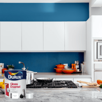 Dulux High Gloss Enamel - (blue colour swatch variations)
