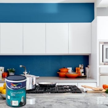 Dulux Luxurious Silk - (blue color swatch variations)