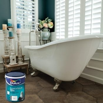 Dulux Luxurious Silk - (teal color swatch variations)